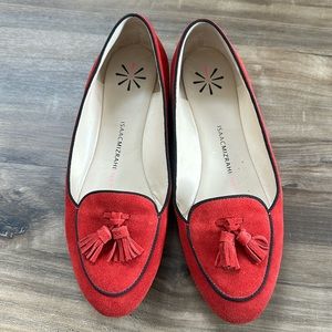 Isaac Mizrahi Red Loafers